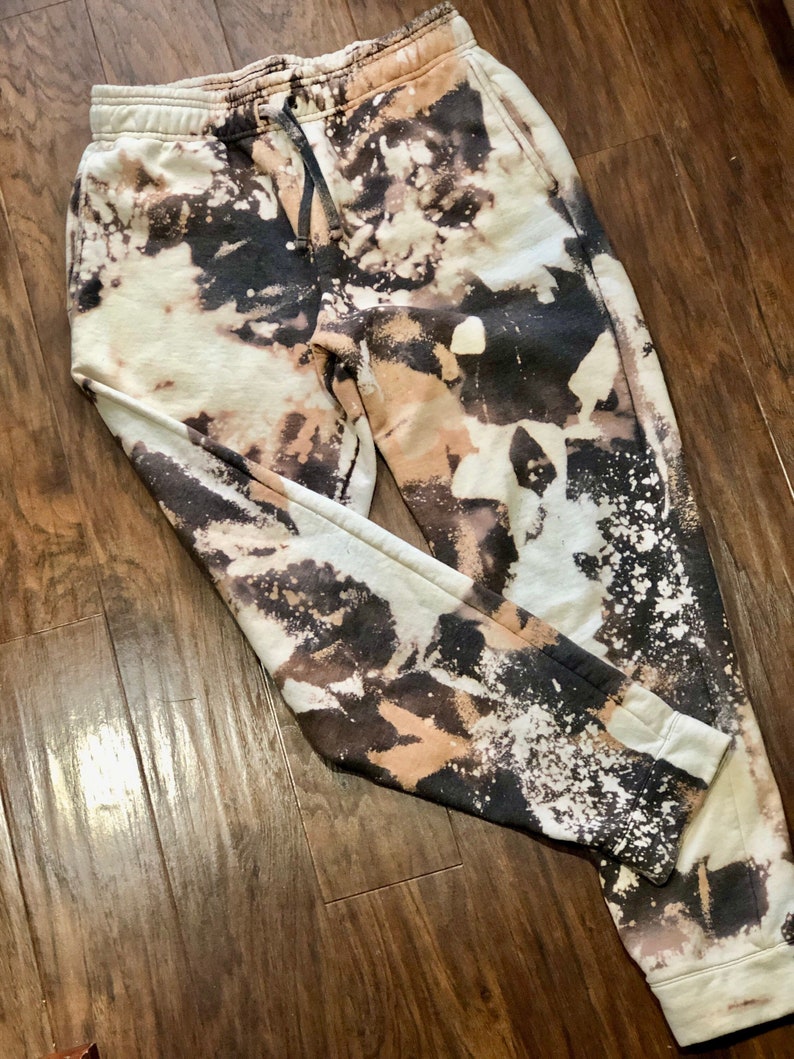 bleached joggers