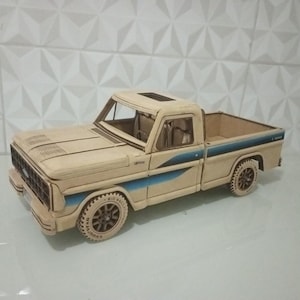 Ford F1000 LKW kompletter MDF-Laserschneideplan CRD DXF pdf svg