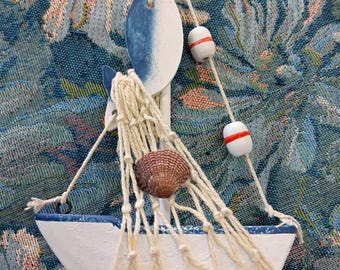 Marine Style Sailboat Ornaments
