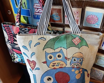 Owl Canvas Bag