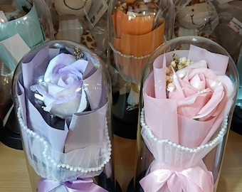 Everlasting Flower with Light – A Timeless Glow of Love