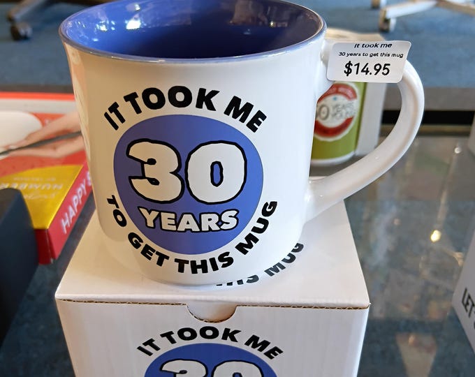 30th/40th/50th/60th/65th/70th/90th Anniversary Mug