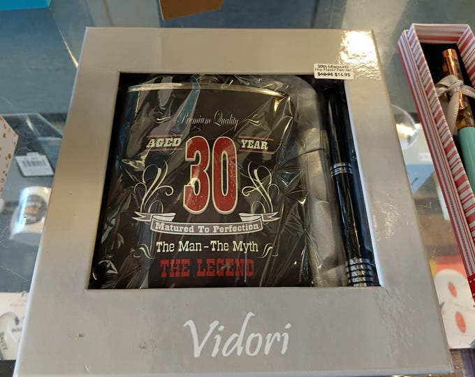 30th/60th Hip Flask