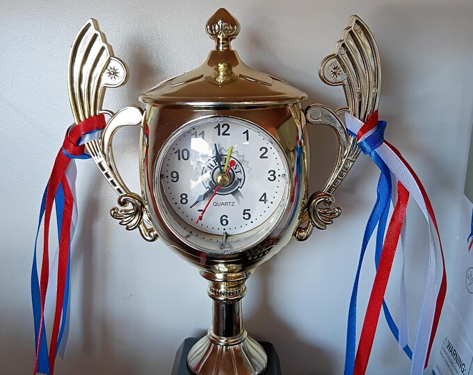 Trophy Alarm Clock – Novelty Desk or Gift Item
