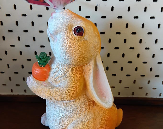 Hand-Painted Rabbit Figurine Whimsical Fairy Garden Decor Devonport Gifts