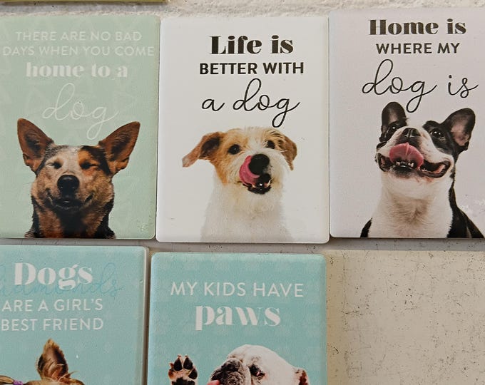 Dog Quote Fridge Magnets