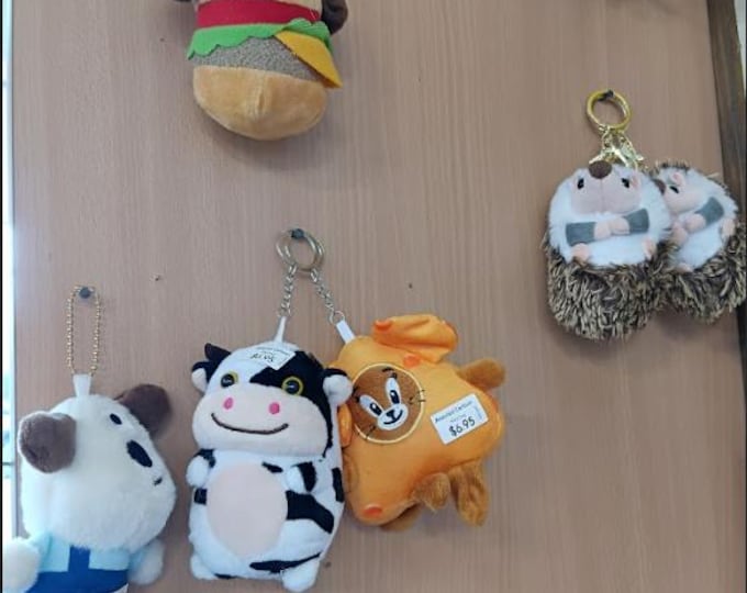 Plush Animal Keyrings – Cute, Soft & Collectible