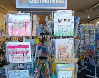 Various greeting cards