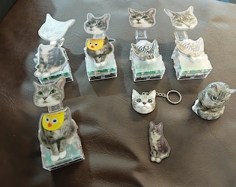 Custom Pet Keychains & Ornaments – Made from Your Pet's Photo!