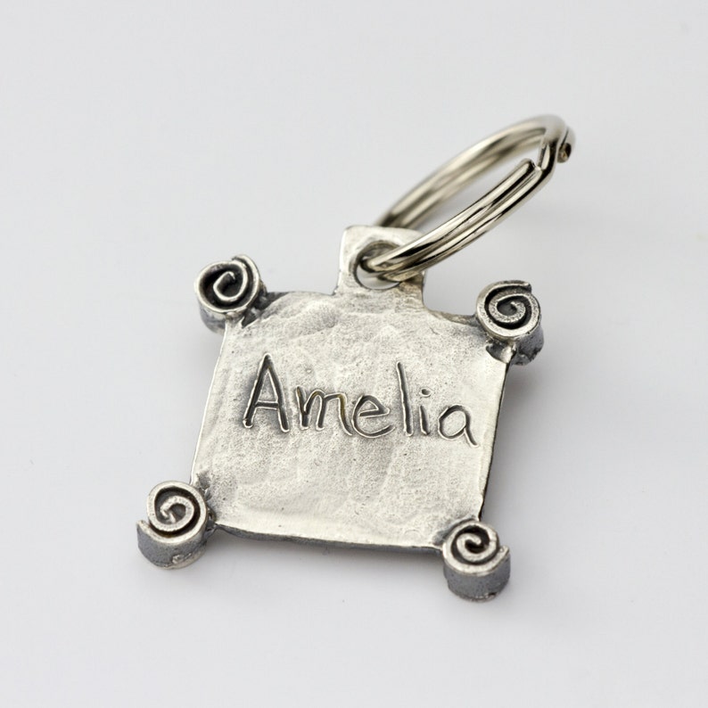 silver dog tags engraved