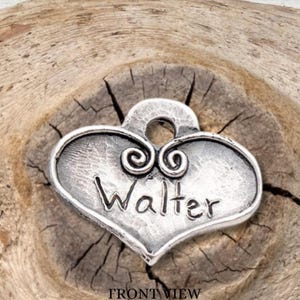 Personalized Cat Tag - Heart Shape | Custom Engraved Pet Jewelry | Gift for Cat Lovers
