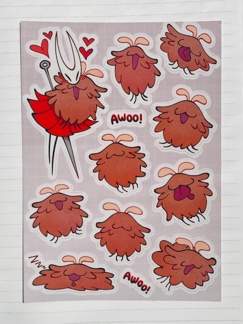 Silksong - Vinyl Stickers (hornet, Lace, Sherma, Fleas) - Etsy