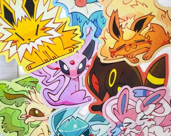 Eeveelutions - Vinylaufkleber