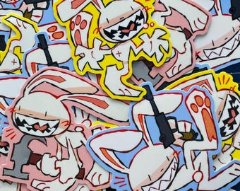 Sam et Max - Stickers vinyles Max