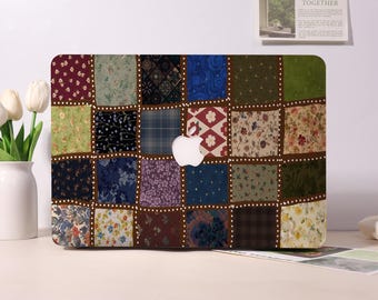 Retro Bloemen Aanpasbare Matte Macbook Hard Case Voor Macbook Pro 16/15/14/13, MacBook Air 15/13/11, Ret 15/13, MacBook Neo, M5 M4 M3 M2 2026