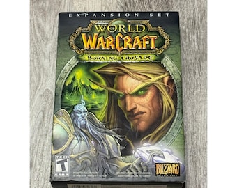 World of Warcraft Burning Crusade Expansion Set PC Game Complete Blizzard