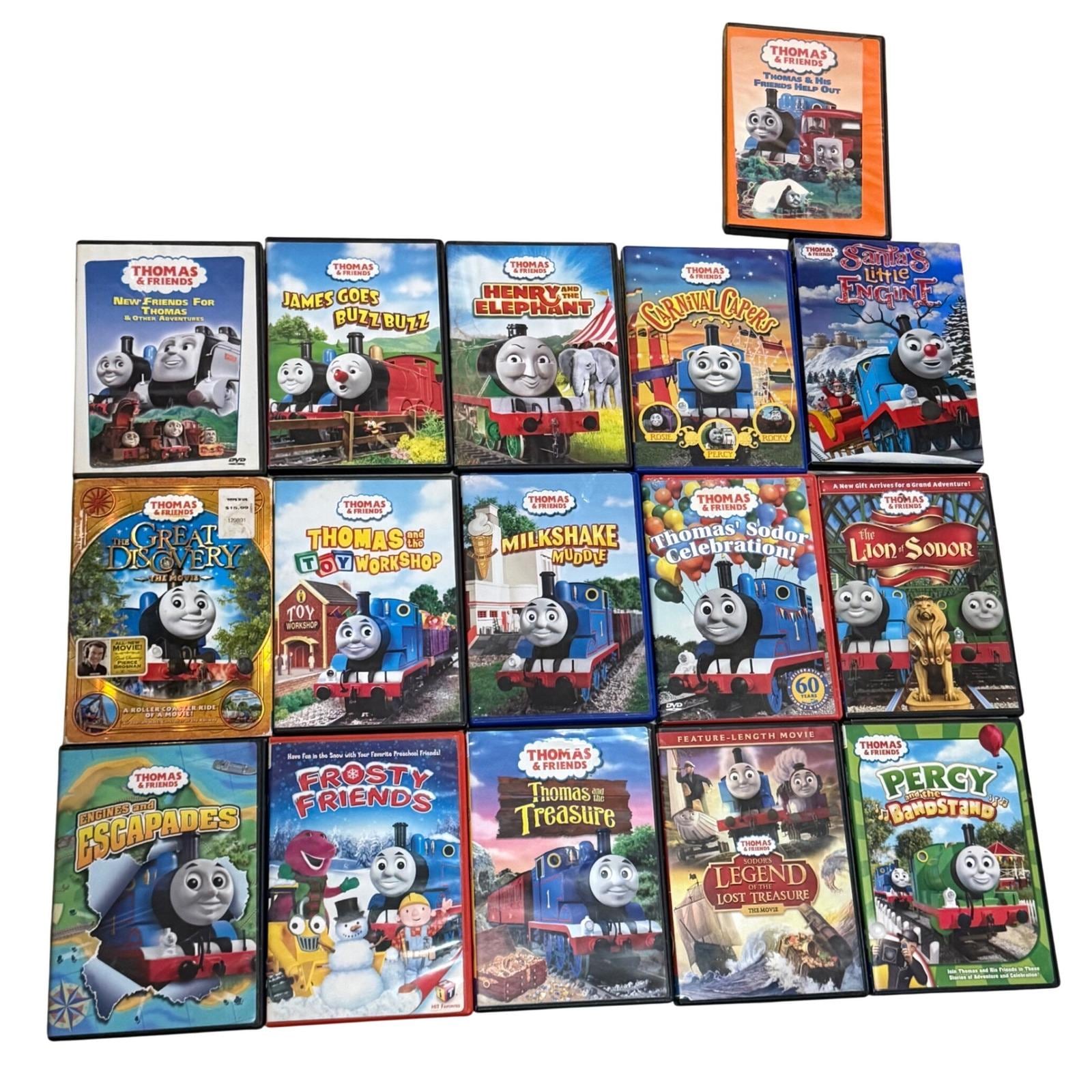 Thomas the Train DVD Lot 16 Movies the Great Discovery Sodor