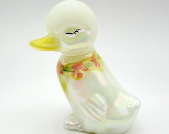 Fenton Duckling Rare Daffodil From 1994 Puddle Parade Collection