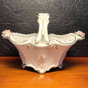 Dresden Porcelain Basket - Etsy