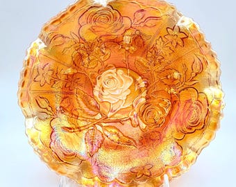 Imperial Antique Open Rose Bowl in Marigold