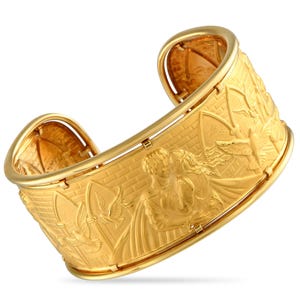 Authentic Carrera Y Carrera Romeo & Juliet 18K Yellow Gold Bracelet