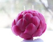 Brightly Tinted Beeswax Artichoke ~ One Globe Artichoke