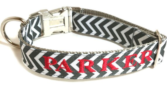 monogrammed dog collars
