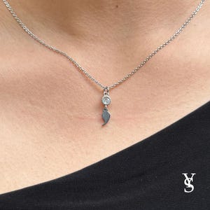 Ketting puntkomma • Gepersonaliseerde sieraden • Sentimentele sieraden • Dagelijkse sieraden • Cadeau voor haar • Cadeau voor moeder