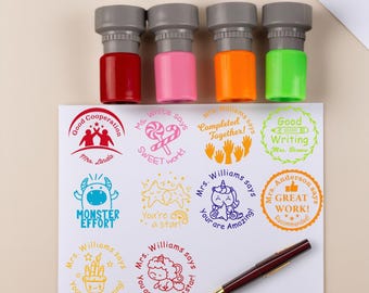 Personalized Teacher Stamp, Teacher Stamper,Personalized Teacher Gift, Classroom Teacher Stamp,Custom Teacher Stamp,Gift for Teacher