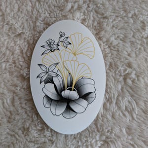 Sticker Fleurs Ginkgo