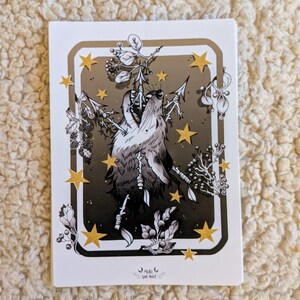 Carte Postale Chasse Animale - Loup