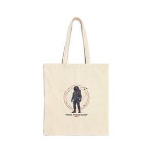 Fourre-tout à patch Mission astronaute | Toile espace, fusée et science-fiction