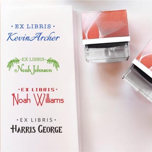 Personalized Ex Libris Stamp, Custom Library Book Stamp, Ex Libris Stamp,Exlibris Stamp, Exlibris Stamp for books,Ex Libris Gift