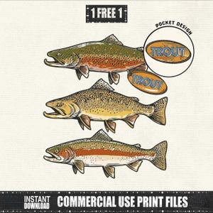 Trucha arcoíris PNG, sublimación de pesca de trucha, gráfico de pesca con mosca de trucha, pescador al aire libre, trucha saltando, pescador de agua dulce, descarga digital
