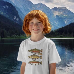 Rainbow Trout PNG, Trout Fishing Sublimation, Fly Fishing Trout Graphic, Outdoor Angler, Trout Jumping, Freshwater Angler, Digital Download image 6