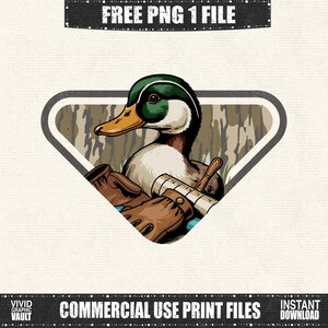 Duck Call Camo PNG, Stackin' Quacks, Duck Hunting Camouflage Design, Rustik utomhus Clipart, Flygande ankjägarens dröm, Digital nedladdning bild 3