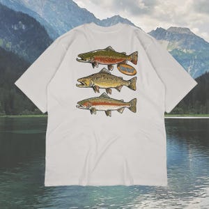 Rainbow Trout PNG, Trout Fishing Sublimation, Fly Fishing Trout Graphic, Outdoor Angler, Trout Jumping, Freshwater Angler, Digital Download image 5