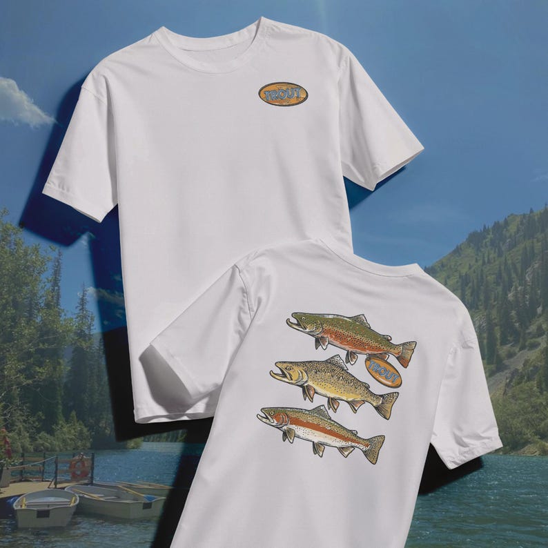 Rainbow Trout PNG, Trout Fishing Sublimation, Fly Fishing Trout Graphic, Outdoor Angler, Trout Jumping, Freshwater Angler, Digital Download image 4