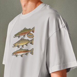 Rainbow Trout PNG, Trout Fishing Sublimation, Fly Fishing Trout Graphic, Outdoor Angler, Trout Jumping, Freshwater Angler, Digital Download image 12
