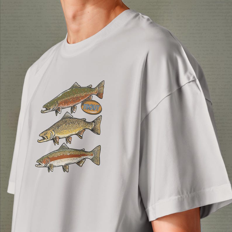 Rainbow Trout PNG, Trout Fishing Sublimation, Fly Fishing Trout Graphic, Outdoor Angler, Trout Jumping, Freshwater Angler, Digital Download image 12