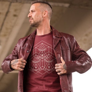 Maglietta Cubic Sacred Geometry Festival: Abbigliamento EDM