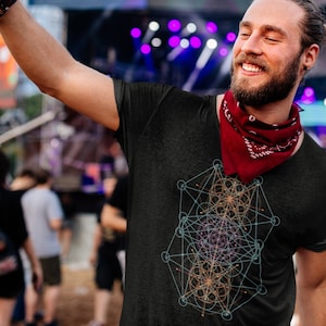 Flower of Life Shirt - Abstract Alchemy - Sacred Geometry - Festival Shirt - Psychedelic Artwork - Spiritual Clothing