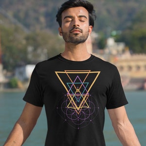 Flower of Life Shirt: Sacred Geometry, Psychedelic Festival Clothing