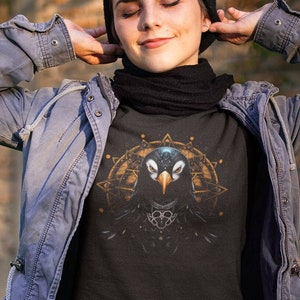 Psychedelic Penguin T-Shirt: Spirit Animal Trippy Art Clothing