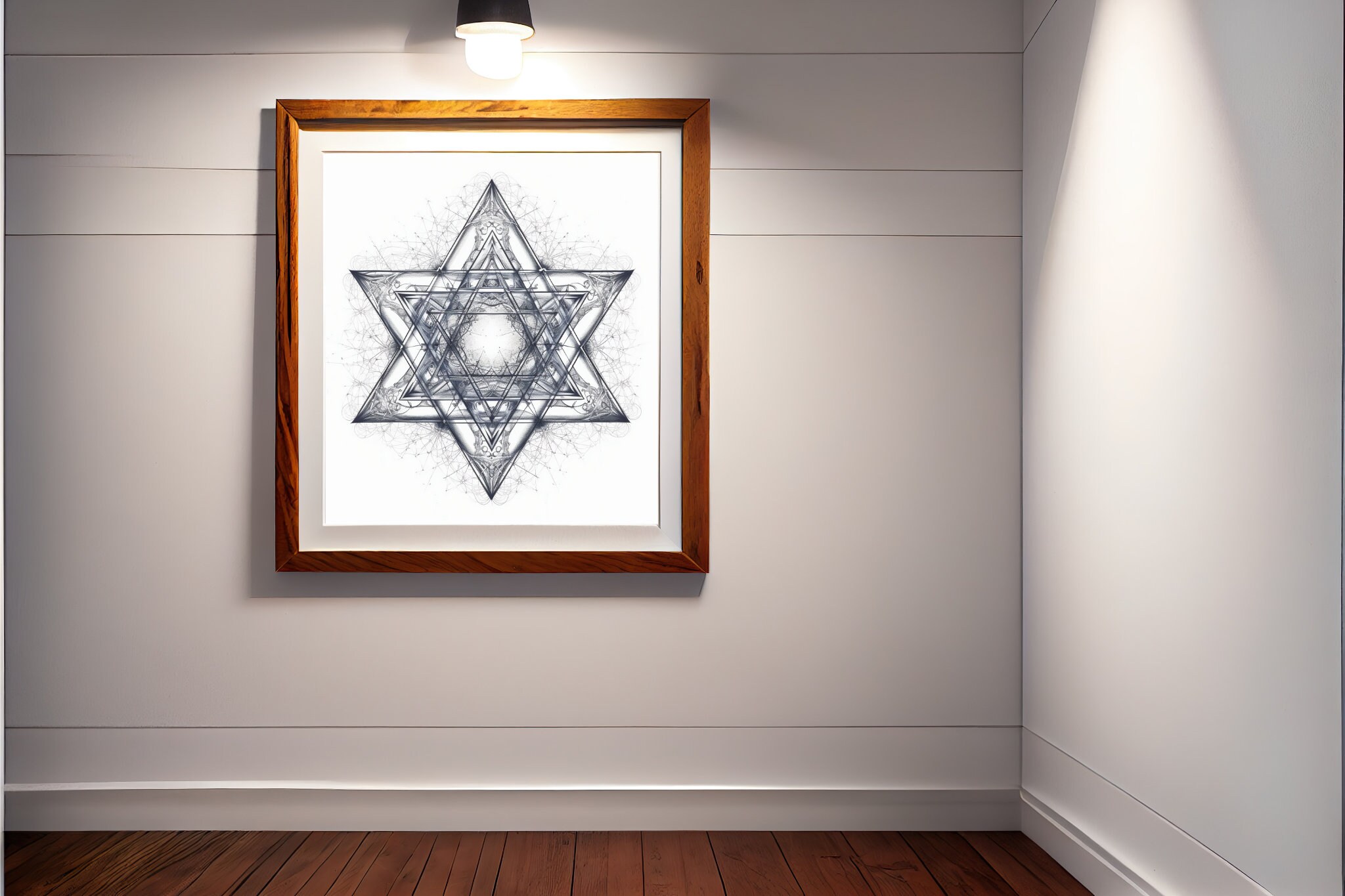 Art Deco - Star of David - Printable Sacred Geometry - Digital Download ...