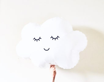 White Cloud Balloons  - 30 Inch - Mylar Baby Shower & Birthday Balloons