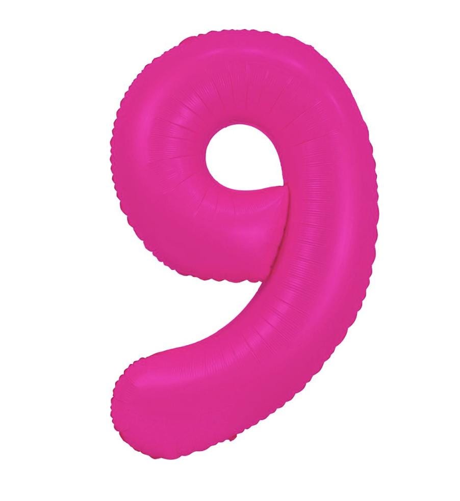 3*2様 04aw number nine balloon benie Neon Number 1 Balloons - 34 Inch - Numbers 0 - 1 - 2 - 3 - 4 - 5