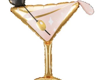 Martini Drink Balloons - 39 Inch - A Tini Bit Older Party Decorations