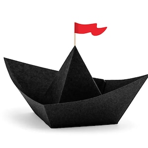 Pirate Party Table Paper Boat - Set 6 - Pirate Theme Birthday Party Favors