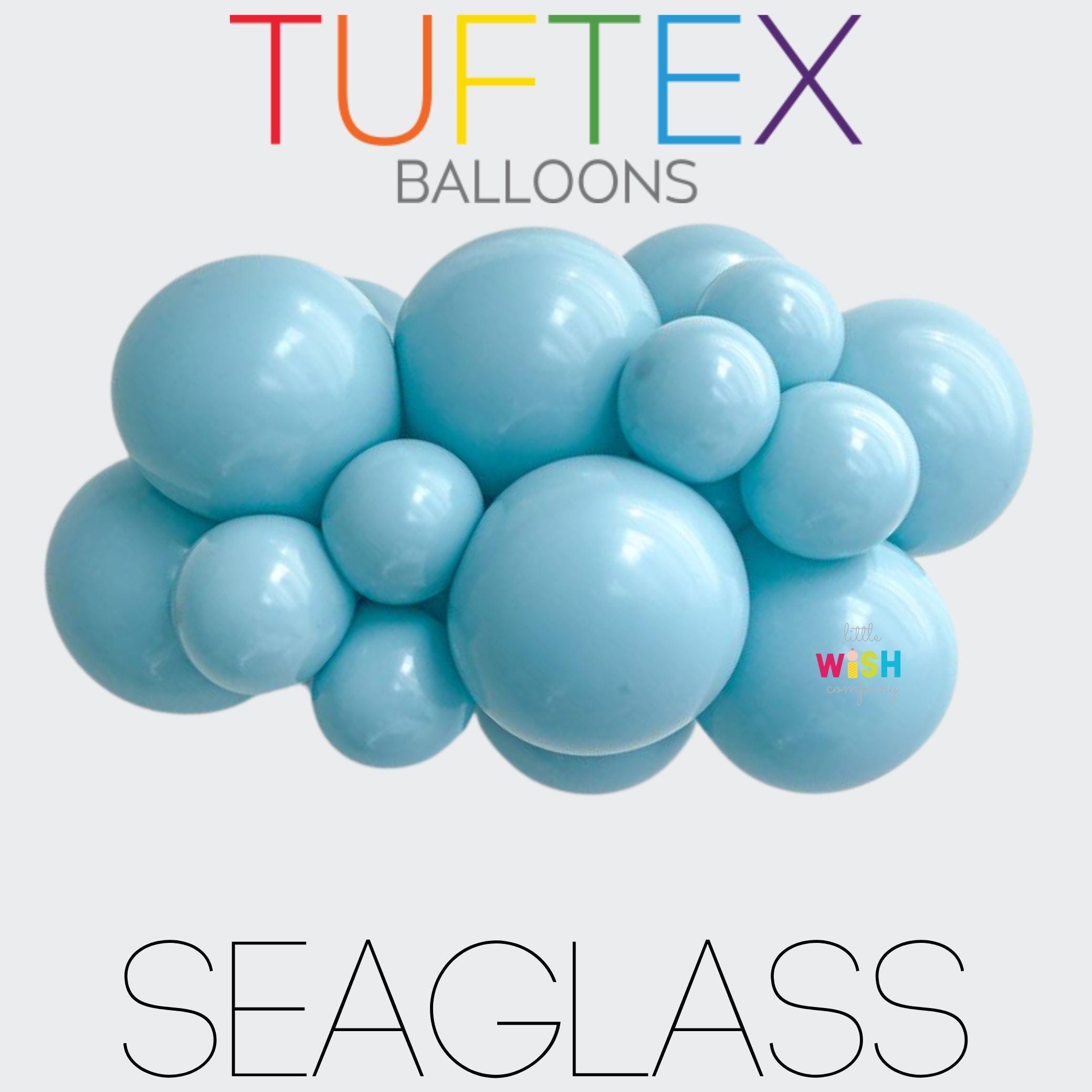 Tuftex Sea Glass Latex Balloons - 5”, 11”, 17”, 24”, 36” and 260 Sizes